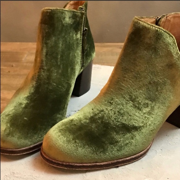 Last One Anthropologie Patricia Nash Green Booties - Picture 4 of 8